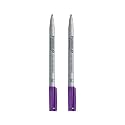 Lumocolor Non Permanent Water Soluble Marker (Pack of 2) (Purple)