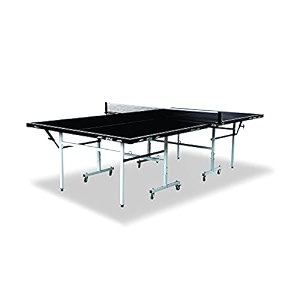 stag with device global fun line table tennis tt table full size professional table with 7 minute quick assembly single player playback mode - 1 table top cover2 tt rackets6 balls1 clamp net