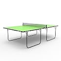 Stag Family Series Table Tennis Table| Indoor-Outdoor Compact Size T.T Table with Quick Assembly| Easy Foldable and Portable Table Set - (1 Table Top Cover,2 TT Rackets,6 Balls,1 Clamp Net)