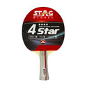 stag global 4 Star Racket Multicolor Table Tennis Racquet