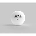 STAG ICONIC 1 Star Table Tennis Balls | 40mm ABS Durable TT Balls for Training, Tournaments & Recreational Play | Pack of 3 (White)