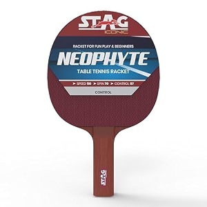 stag iconic 2024 launch neophyte series table tennis tt racquet discover ping pong game with vibrantplayful colors beginner play tt racket perfect for new players amp recreational funmulticolor