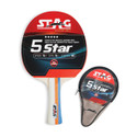 Stag iconic Five Star Black, Red Table Tennis Racquet