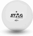 Stag iconic High Performance 1 Star| Advanced 40+mm Table Tennis Ball (Standard, Pack of 6, White)