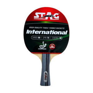 STAG International Red Black Table Tennis Racquet