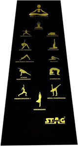 STAG Yoga Mantra ASANA Black 8 mm