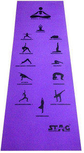STAG Yoga Mantra Asana Purple 12 mm