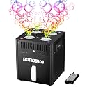 Stage Bubble Machine with Lights DMX Wireless Remote