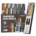 STAGEEK 12 Pack 2.8mm Lead Refills with 6 Assorted Colors