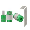 Stained Glass Grinder Bit - Diamond Grinder Bit Head Tools 1/4 3/4 1 in with 3pcs M5 Alley Wrench, Stained Glass Diamond Grinder Bit Grinding Shaping for Stained Glass Ceramic Tile Stone