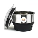 Stainless Steel 180 Ml Mini Chutney grinders Jars Specially For Baby Food Processing HEAVY QUALITY, Fit On 2 Lock &amp; 4 Teeth Coupler Mixer grinders Jars Only