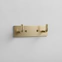 Stainless Steel 2 Hook Hanger for Door/Wall (Antique) Pack of 2