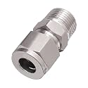 3/8 Compression Fitting, Stainless Steel 304 Tube Fittings, 1 Pc