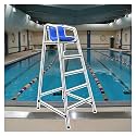Stainless Steel 304 Lifeguard Chair 120-180cm for Pool &amp; Beach, Heavy-Duty Durable Indoor/Outdoor Lifeguard Stand with Ladder, Perfect for Water Parks