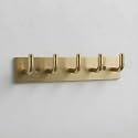 Stainless Steel 5 Hook Hanger for Door/Wall (Antique) Pack of 1