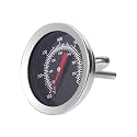 Stainless Steel Oven Thermometer 100-700°f Dual-Metal Display for Baking