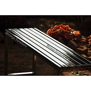 stainless steel bench for indoor amp outdoor gardenpatioliving roombalconyloungeterrace