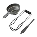 Stainless Steel Canning Jar Lifter Tongs Set - Canning Lifting Tongs with Rack and Funnels, Stainless Steel Canning Kit for Novices and Pros