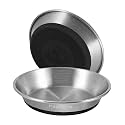 Stainless Steel Cat Bowl 2PC, Non-Slip cat Food Dish, Metal Cat Bowl