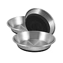 Stainless Steel Cat Bowl 3PC, Non-Slip cat Food Dish, Metal Cat Bowl