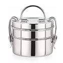 Stainless Steel Clip Tiffin sada Containers Lunch