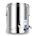 Stainless Steel Commercial Hot Water Urn Dispenser - 40L/50L/60L/70L Large Capacity, Adjustable Temperature Control, Burn-Proof Design for Cafes, Restaurants, Offices, Events & Home Use