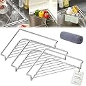 Stainless Steel Corner Sink Shelf, Triangular Sink Caddy Sponge Holder
