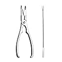 Stainless Steel Crab Cutter Tool with Seafood Fork/Pick, Silver