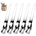 Stainless Steel Dessert Spoon with Long Ergonomic Handle, 5
