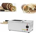 Stainless Steel Electric Donut Maker, Mini Oven for Homemade Chimney Cakes and Bread Rolls, Perfect for Family Baking