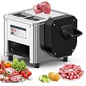 Stainless Steel Electric Food Mincer & Slicer Versatile Vegetable Shredder, Meat Cutter & Food Processor for Kitchens and Butchers Heavy-Duty,Easy to Clean (Dual)
