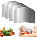 Stainless Steel Finger Guard，Universal Adjustable Finger Guard Protector Finger Guards，Finger Guards For Cutting Food For Cutting, Chopping, Dicing, Slicing