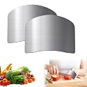 Stainless Steel Finger Guard，Universal Adjustable Finger Guard Protector Finger Guards，Finger Guards For Cutting Food For Cutting, Chopping, Dicing, Slicing