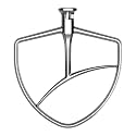 Stainless Steel Flat Beater for KitchenAid 6 Qt. Bowl-Lift Stand Mixers, Paddle Attachment for KitchenAid Mixer, Dishwasher Safe
