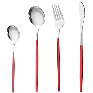 Stainless Steel Flatware Set - Mirror Polished