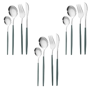 Stainless Steel Flatware Set - Mirror Polished