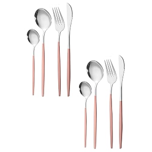 Stainless Steel Flatware Set - Mirror Polished