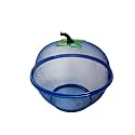 Stainless Steel Fruit &amp; Vegetable Baskets with Lid perfect for dining table decor also veggie tokris net covers and steel food(Small,Green)