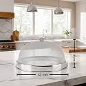 Stainless Steel Fruit Net Cover 12 Inch, Mesh Food Cover for Fruits &amp; Vegetables, Kitchen Counter Fruit Storage, Rust-Resistant Steel Fruit Holder