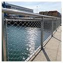 Stainless Steel Garden Netting, Flexible Cable Balustrade Mesh, Stair Protection Fence,Balcony Protection Net, Garden Poultry Chicken Wire Netting, Deer(Size:L*M:1*1m/3.28*3.28ft,Color:Mesh hole 10cm)