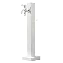 Stainless Steel Garden Water Column with Dual Faucet - Efficient Irrigation &amp; Washing Solution for Gardens, Patios, and Outdoor Spaces
