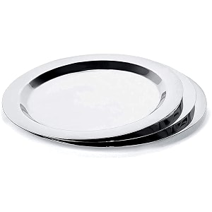 shiv home world stainless steel heavy gauge cibalidstope cover set of 3 pieces 22cmsize - 13