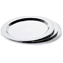 Shiv Home World Stainless Steel Heavy Gauge Ciba/Lids/Tope Cover Set of 3 Pieces 22Cm(Size - 13)