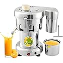 Stainless Steel Juicer Extractor，Commercial Juice Extractor Machine，80-100kg/hr，Easy To Clean，with Auto & Residue Separated，Low Noise