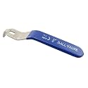 Stainless Steel Lever Handle Iron Chrome Plated Replacement Quarter Turn with Plastic Grip Blue for DN15 Ball Valve