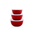 Stainless Steel Microwave Safe Bowls Set of