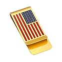 Stainless Steel Money Clip Slim Wallet Credit Business Card Holder for Men, Wallet Charms Gift for Father Dad Husband