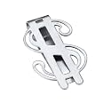 Stainless Steel Money Clip Slim Wallet Credit Business Card Holder for Men, Wallet Charms Gift for Father Dad Husband