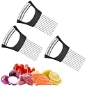 Stainless Steel Onion Slice Holder, 2025 Upgraded Vegetable Slicer Cutter, Multifunctional Lemon Tomato Potato Meat Chopper Slicing Assistant Kitchen Tool (3)