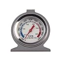 Stainless Steel Oven Thermometer Baking Equipment, (Silver)